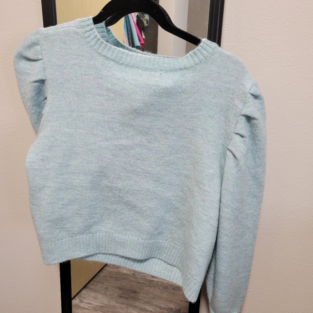 crop top sweater  blue wild fable new